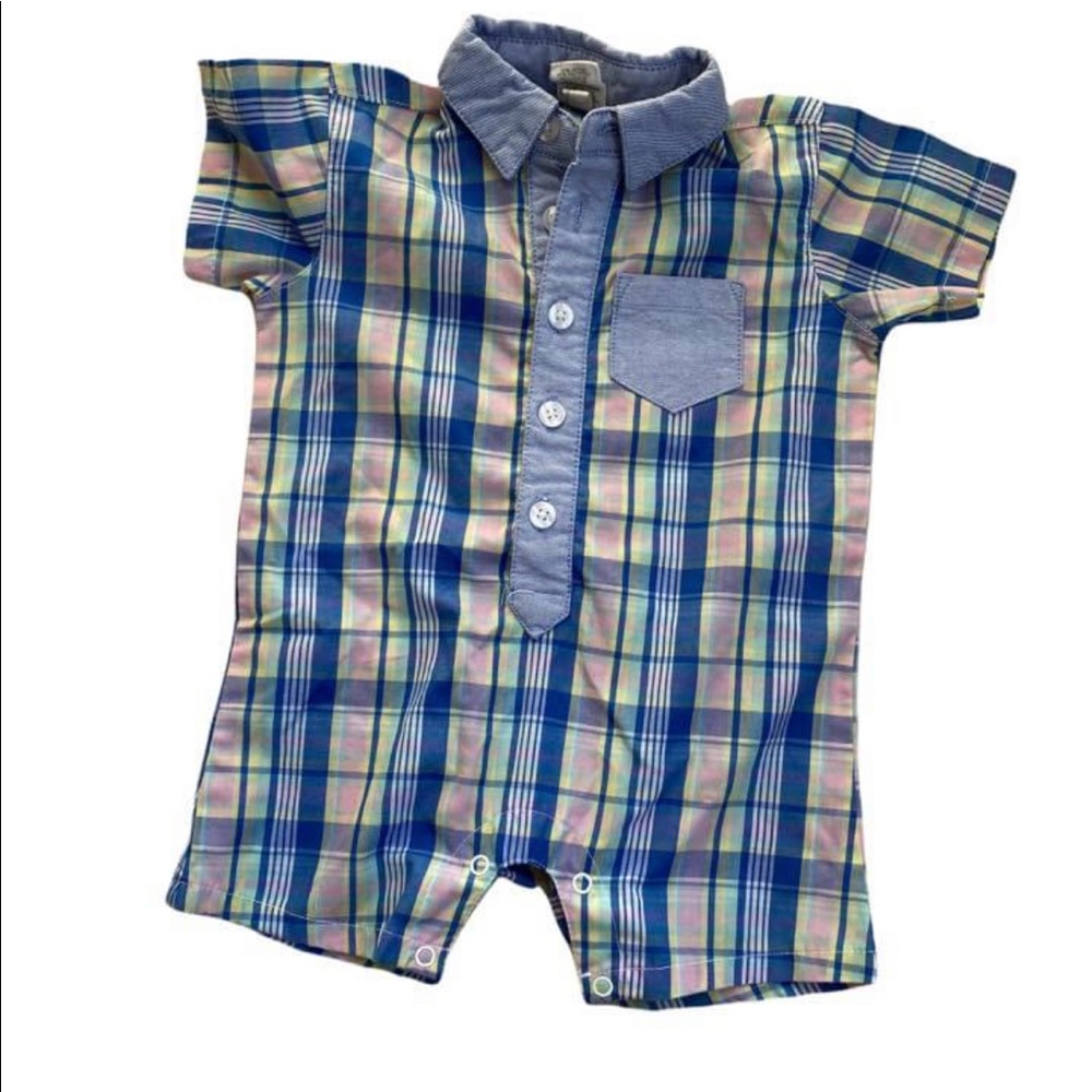 Plaid Romper for Baby